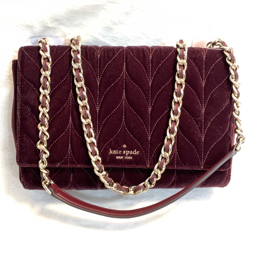 Kate Spade Velvet Crossbody Bag